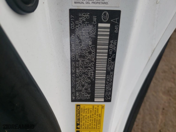 2018 Lexus LC with VIN JTHHP5AY9JA000511, listed as a Copart auction lot 72041014 with 0 mi miles and Salvage Title. Bid and sale history available at carsss.com. Image 12.