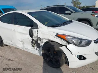 2013 Hyundai Elantra GLS PZEV with VIN 5NPDH4AE1DH407717, listed as a IAAI auction lot 41453055 with 118,693 mi miles. Bid and sale history available at carsss.com. Image 6.