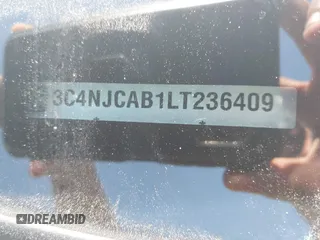 2020 Jeep Compass Sport с VIN 3C4NJCAB1LT236409, выставлен на аукционе IAAI как лот 41696554 с пробегом 125 930 миль миль и . История ставок и продаж доступна на DreamBid. Изображение 9.