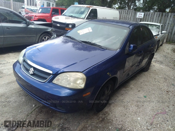 2006 Suzuki Forenza z VIN KL5JD56Z96K360480, wystawiony jako IAAI lot #25478254 z przebiegiem 227 745 mil mil oraz . Historia ofert i sprzedaży dostępna na DreamBid. Obrazek 2.