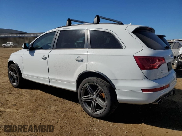 2015 Audi Q7 3.0L TDI Prestige with VIN WA1WMAFE0FD016301, listed as a Copart auction lot 46296335 with 86,984 mi miles and Salvage Title. Bid and sale history available at carsss.com. Image 2.