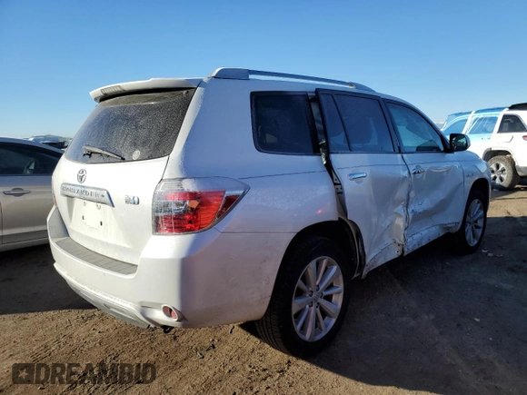 2010 Toyota Highlander Hybrid with VIN JTEBW3EH5A2038655, listed as a Copart auction lot 88316875 with 217,738 mi miles and Salvage Title. Bid and sale history available at carsss.com. Image 3.