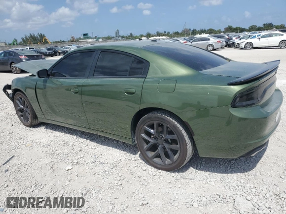 2022 Dodge Charger SXT with VIN 2C3CDXBG2NH150140, listed as a Copart auction lot 54096495 with 27,985 mi miles and Non Repairable. Bid and sale history available at DreamBid. Image 2.