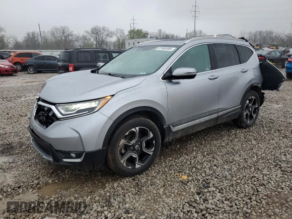 2018 Honda CR-V Touring with VIN 7FARW2H9XJE086364, listed as a Copart auction lot 51484995 with 117,990 mi miles and Salvage Title. Bid and sale history available at carsss.com. Image 1.