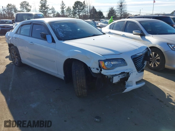 2014 Chrysler 300 with VIN 2C3CCAGT6EH286860, listed as a IAAI auction lot 41356345 with 87,658 mi miles. Bid and sale history available at carsss.com. Image 1.