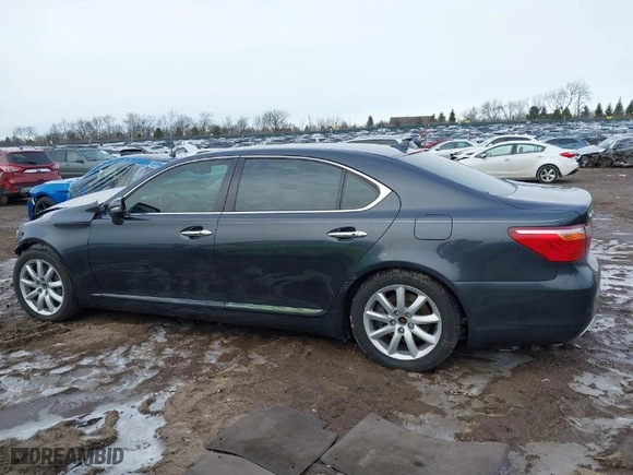 2010 Lexus LS 460 L with VIN JTHDL5EF8A5001127, listed as a IAAI auction lot 41242335 with NaN miles. Bid and sale history available at carsss.com. Image 14.