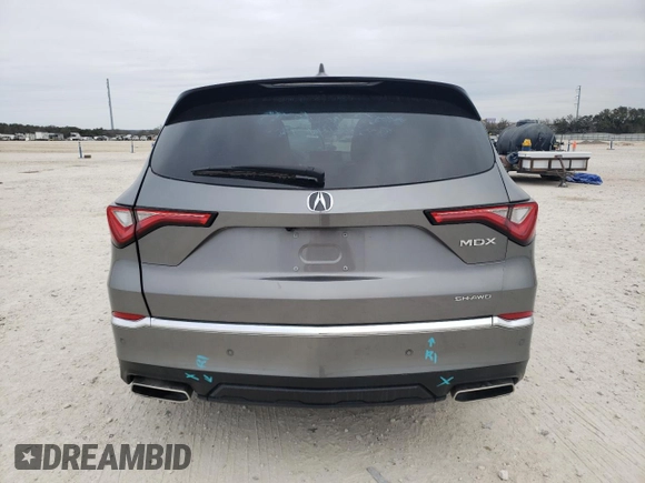 2023 Acura MDX w/Technology Package with VIN 5J8YE1H49PL002082, listed as a Copart auction lot 87667105 with 44,961 mi miles and Clean Title. Bid and sale history available at carsss.com. Image 6.