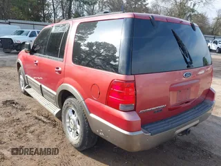2003 Ford Expedition Eddie Bauer with VIN 1FMFU17L93LC31448, listed as a IAAI auction lot 41708829 with 1 mi miles. Bid and sale history available at carsss.com. Image 3.