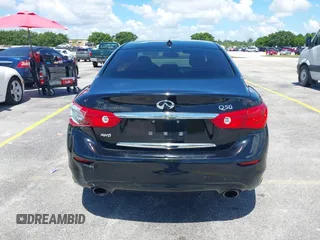 2015 Infiniti Q50 Premium with VIN JN1BV7AR2FM408326, listed as a IAAI auction lot 42580193 with 167,185 mi miles and . Bid and sale history available at DreamBid. Image 16.