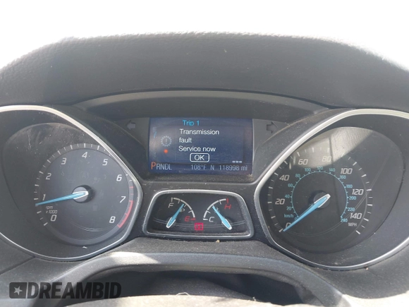 2013 Ford Focus SE with VIN 1FADP3F21DL318968, listed as a IAAI auction lot 42586198 with 118,998 mi miles and . Bid and sale history available at DreamBid. Image 7.