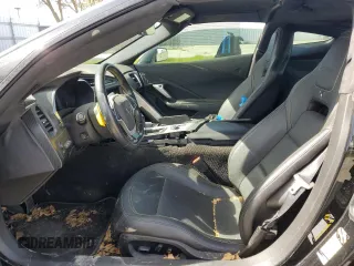 2019 Chevrolet Corvette Z06 3LZ with VIN 1G1YU2D69K5600127, listed as a Copart auction lot 46888204 with 0 mi miles and Salvage Title. Bid and sale history available at carsss.com. Image 7.