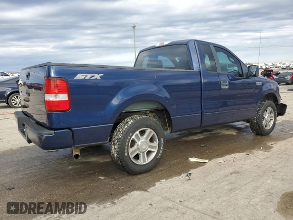 2008 Ford F-150 XL with VIN 1FTRF12W28KE94083, listed as a Copart auction lot 44202045 with 154,396 mi miles and Salvage title. Bid and sale history available at DreamBid. Image 3.