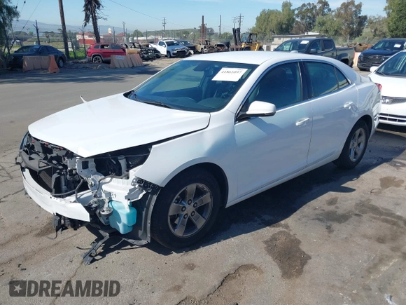 2016 Chevrolet Malibu Limited LT with VIN 1G11C5SA3GF120485, listed as a IAAI auction lot 41861097 with 128,427 mi miles. Bid and sale history available at carsss.com. Image 2.