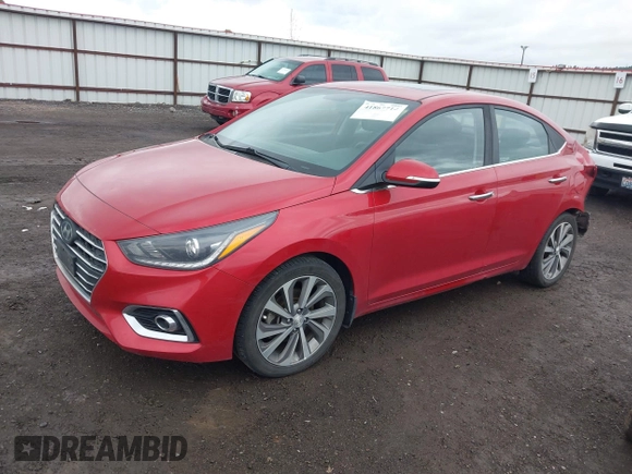2018 Hyundai Accent Limited with VIN 3KPC34A39JE029719, listed as a IAAI auction lot 41867714 with 89,442 mi miles. Bid and sale history available at carsss.com. Image 2.