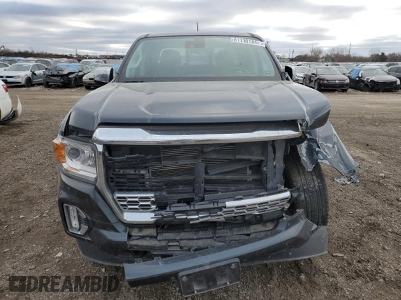 2021 GMC Canyon 4WD Denali with VIN 1GTG6EEN5M1213850, listed as a Copart auction lot 81138184 with 50,581 mi miles and Salvage Title. Bid and sale history available at carsss.com. Image 5.