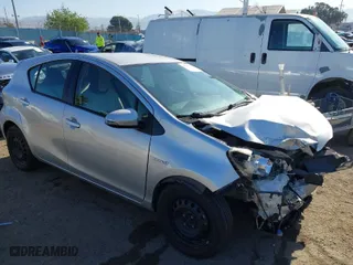 2014 Toyota Prius c One with VIN JTDKDTB34E1566556, listed as a IAAI auction lot 41975584 with 95,840 mi miles. Bid and sale history available at carsss.com. Image 1.