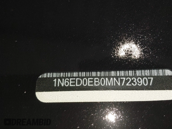 2021 Nissan Frontier SV with VIN 1N6ED0EB0MN723907, listed as a IAAI auction lot 41482272 with 39,141 mi miles and . Bid and sale history available at DreamBid. Image 9.
