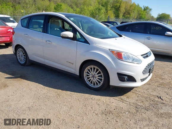 2013 Ford C-Max SEL with VIN 1FADP5BUXDL529427, listed as a IAAI auction lot 42200425 with 91,208 mi miles and . Bid and sale history available at DreamBid. Image 1.