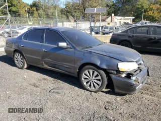 2003 Acura TL with VIN 19UUA56673A058419, listed as a Copart auction lot 76680224 with 98,957 mi miles and Salvage Title. Bid and sale history available at carsss.com. Image 4.
