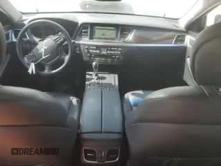 2017 Genesis G80 3.8L with VIN KMHGN4JE4HU177393, listed as a Copart auction lot 60968285 with 74,076 mi miles and Salvage title. Bid and sale history available at DreamBid. Image 8.