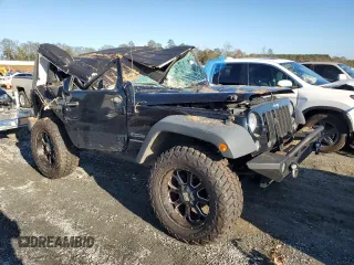 2015 Jeep Wrangler Willys Wheeler with VIN 1C4AJWAG8FL648645, listed as a Copart auction lot 74334884 with Not provided miles and Salvage title. Bid and sale history available at DreamBid. Image 4.
