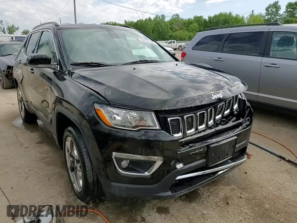 2018 Jeep Compass Limited with VIN 3C4NJDCB6JT190608, listed as a Copart auction lot 59131785 with 73,263 mi miles and Salvage title. Bid and sale history available at DreamBid. Image 14.