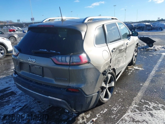 2019 Jeep Cherokee Limited with VIN 1C4PJMDX5KD441256, listed as a IAAI auction lot 41270619 with 83,309 mi miles and . Bid and sale history available at DreamBid. Image 6.
