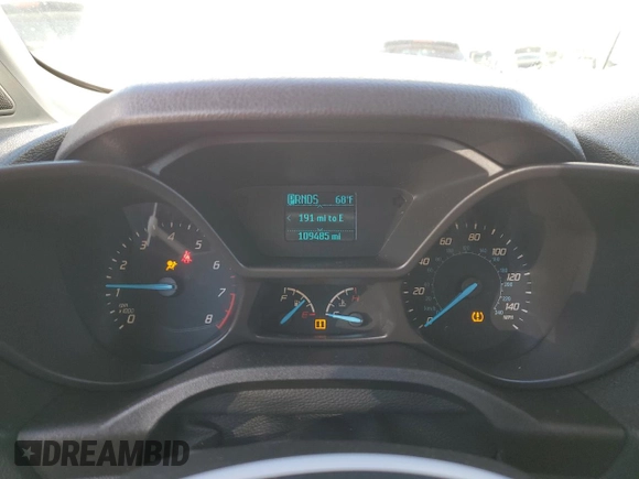 2018 Ford Transit Connect XLT with VIN NM0LS6F78J1374167, listed as a Copart auction lot 47849595 with 109,485 mi miles and Salvage title. Bid and sale history available at DreamBid. Image 9.