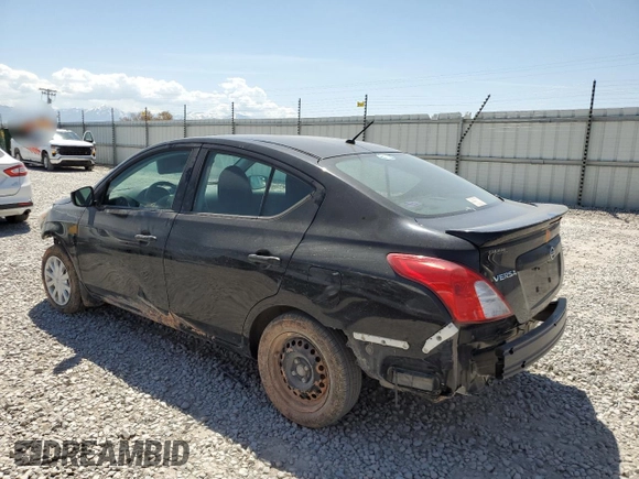 2017 Nissan Versa S with VIN 3N1CN7AP8HL802669, listed as a Copart auction lot 57773025 with 128,079 mi miles and Salvage title. Bid and sale history available at DreamBid. Image 2.