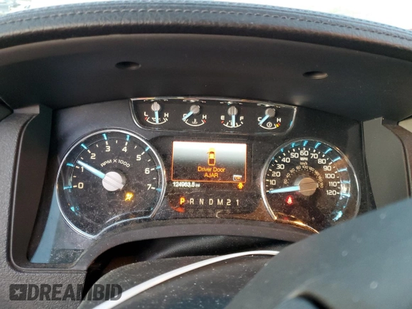 2012 Ford F-150 XL with VIN 1FTFW1CT9CKD99570, listed as a Copart auction lot 48139385 with 124,963 mi miles and Salvage Title. Bid and sale history available at carsss.com. Image 9.