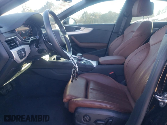 2019 Audi A5 Sportback Premium Plus with VIN WAUENCF59KA027705, listed as a Copart auction lot 40199864 with 12,065 mi miles. Bid and sale history available at carsss.com. Image 7.
