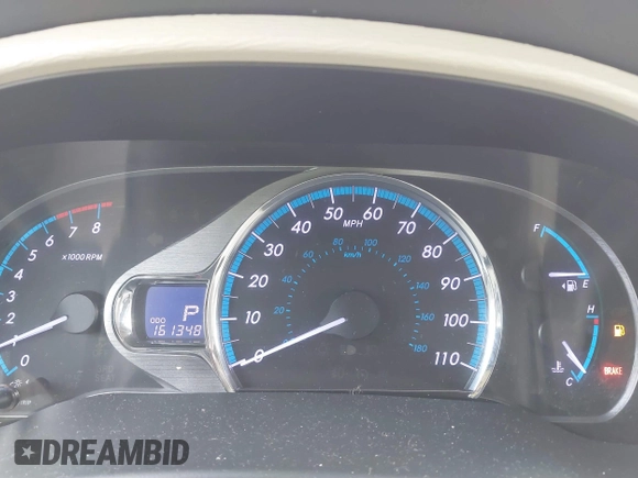 2012 Toyota Sienna XLE with VIN 5TDDK3DC3CS046182, listed as a IAAI auction lot 41387074 with 161,348 mi miles. Bid and sale history available at carsss.com. Image 7.