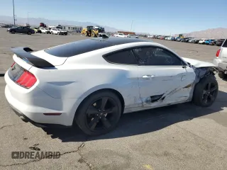 2021 Ford Mustang EcoBoost with VIN 1FA6P8TH2M5134819, listed as a Copart auction lot 44556455 with 54,474 mi miles and Salvage Title. Bid and sale history available at carsss.com. Image 3.