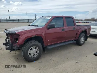 2008 GMC Canyon SLE1 with VIN 1GTDT33E288186865, listed as a Copart auction lot 50036795 with 107,581 mi miles and Salvage Title. Bid and sale history available at carsss.com. Image 1.