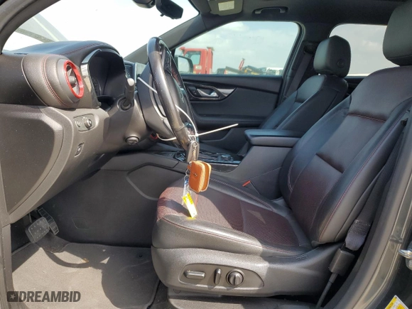2019 Chevrolet Blazer RS with VIN 3GNKBERS0KS643407, listed as a Copart auction lot 53789695 with 118,627 mi miles and Salvage Title. Bid and sale history available at carsss.com. Image 7.
