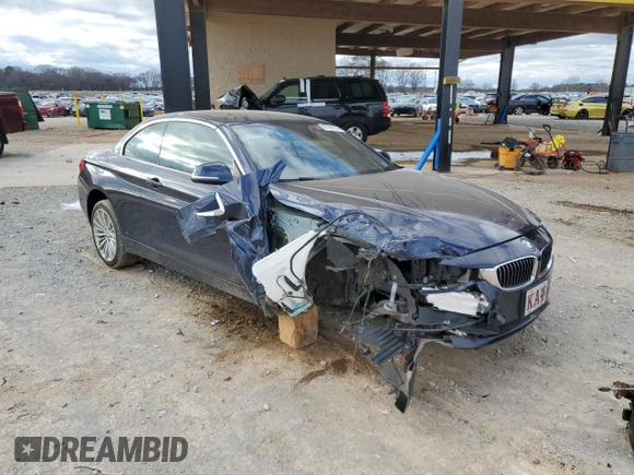 2015 BMW 4 Series 428i xDrive with VIN WBA3T1C51FP820182, listed as a Copart auction lot 87209154 with 98,362 mi miles and Clean Title. Bid and sale history available at carsss.com. Image 4.