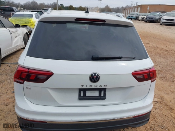 2022 Volkswagen Tiguan SE with VIN 3VV3B7AX7NM035703, listed as a IAAI auction lot 41692101 with 53,979 mi miles. Bid and sale history available at carsss.com. Image 16.