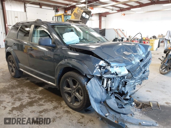 2018 Dodge Journey Crossroad z VIN 3C4PDDGG0JT449874, wystawiony jako IAAI lot #42363503 z przebiegiem 111 858 mil mil oraz . Historia ofert i sprzedaży dostępna na DreamBid. Obrazek 1.