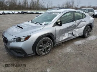 2024 Subaru WRX with VIN JF1VBAB67R9803975, listed as a Copart auction lot 84893804 with 5,589 mi miles and Salvage Title. Bid and sale history available at carsss.com. Image 1.