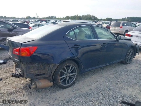 2008 Lexus IS 350 with VIN JTHBE262782013857, listed as a IAAI auction lot 40435369 with NaN miles. Bid and sale history available at carsss.com. Image 4.