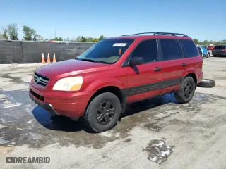2005 Honda Pilot LX with VIN 2HKYF18115H559023, listed as a Copart auction lot 49797835 with 206,339 mi miles and Salvage Title. Bid and sale history available at carsss.com. Image 1.