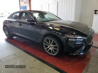 2023 Genesis G70 2.0T with VIN KMTG34TA8PU128993, listed as a Copart auction lot 72063714 with 24,629 mi miles and Clean Title. Bid and sale history available at DreamBid. Image 4.