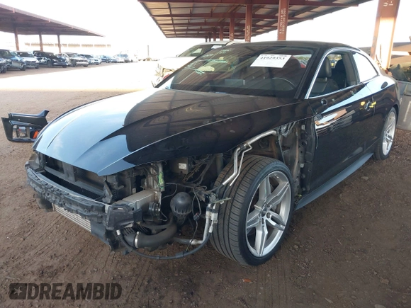 2018 Audi A5 Premium Plus with VIN WAUTNAF55JA021491, listed as a IAAI auction lot 41929353 with 102,703 mi miles and . Bid and sale history available at DreamBid. Image 18.