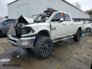 2018 Ram 2500 Laramie with VIN 3C6UR5FLXJG316290, listed as a Copart auction lot 86136614 with 0 mi miles and Salvage Title. Bid and sale history available at carsss.com. Image 1.