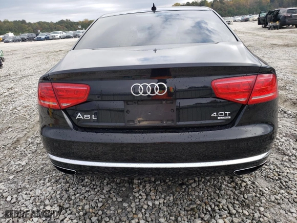 2013 Audi A8 L 4.0L with VIN WAUR2AFD9DN019914, listed as a Copart auction lot 79849514 with 88,686 mi miles and Salvage Title. Bid and sale history available at carsss.com. Image 6.