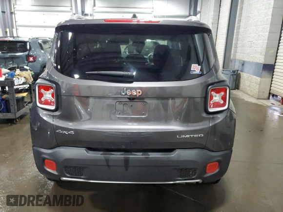 2016 Jeep Renegade Limited с VIN ZACCJBDT6GPC50163, выставлен на аукционе Copart как лот 60051655 с пробегом 81 189 миль миль и Списание • Salvage title. История ставок и продаж доступна на DreamBid. Изображение 6.