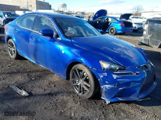 2016 Lexus IS 350 with VIN JTHCE1D26G5011077, listed as a IAAI auction lot 41474787 with 116,523 mi miles. Bid and sale history available at carsss.com. Image 1.