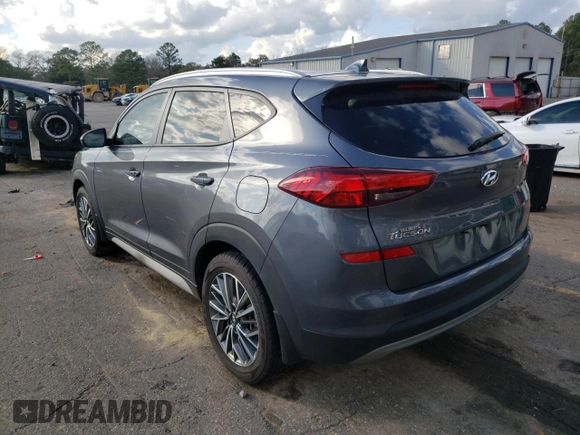 2019 Hyundai Tucson Sport with VIN KM8J33AL2KU972227, listed as a Copart auction lot 44172755 with 76,720 mi miles and Salvage Title. Bid and sale history available at carsss.com. Image 2.