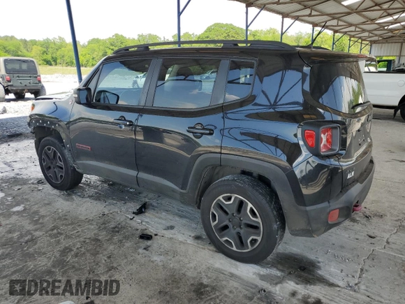 2017 Jeep Renegade Trailhawk z VIN ZACCJBCB6HPE38630, wystawiony jako Copart lot #54205235 z przebiegiem 84 745 mil mil oraz Szkoda całkowita • Salvage title. Historia ofert i sprzedaży dostępna na DreamBid. Obrazek 2.