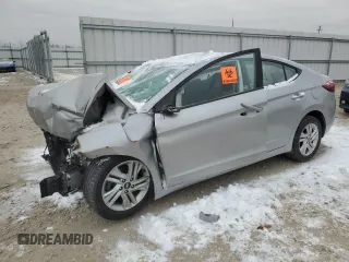 2020 Hyundai Elantra SEL with VIN 5NPD84LFXLH578227, listed as a Copart auction lot 83101744 with 0 mi miles and Non Repairable. Bid and sale history available at carsss.com. Image 1.